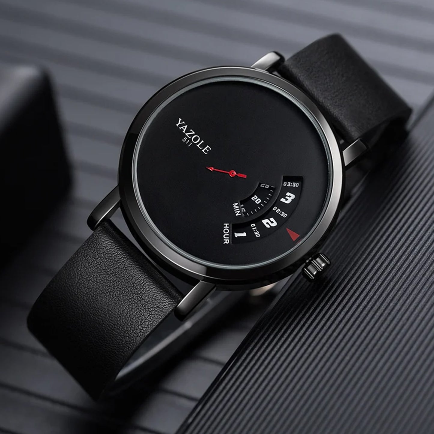 černé elegantní hodinky riders