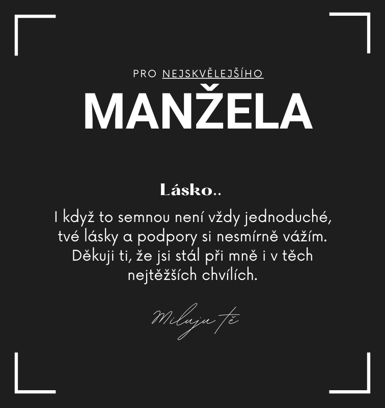 Sada pro přítele/manžela - Křížek řetízek střední