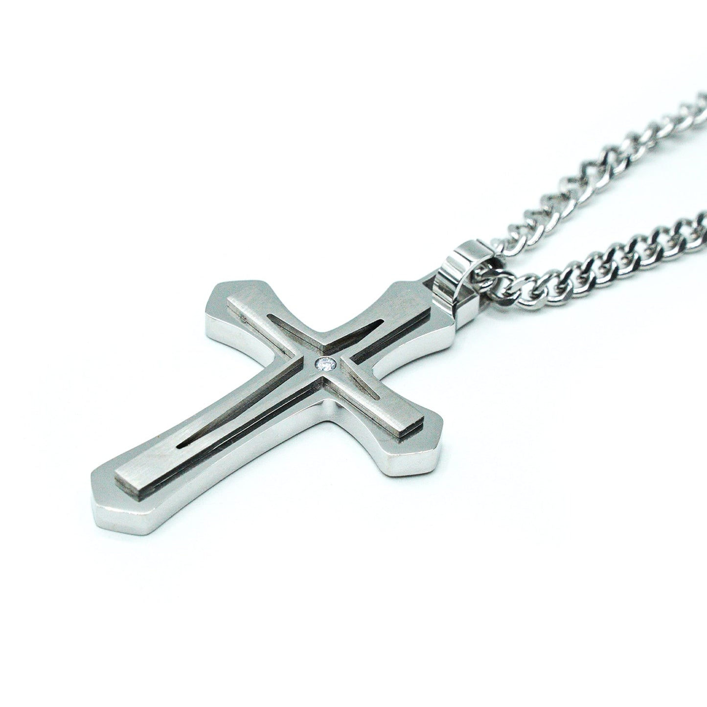 Luxusní odolný náhrdelník s kamínkem