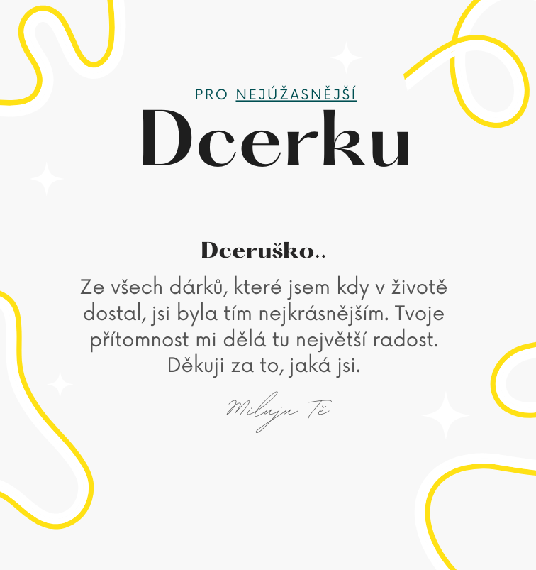 Sada pro dceru - Square silver řetízek