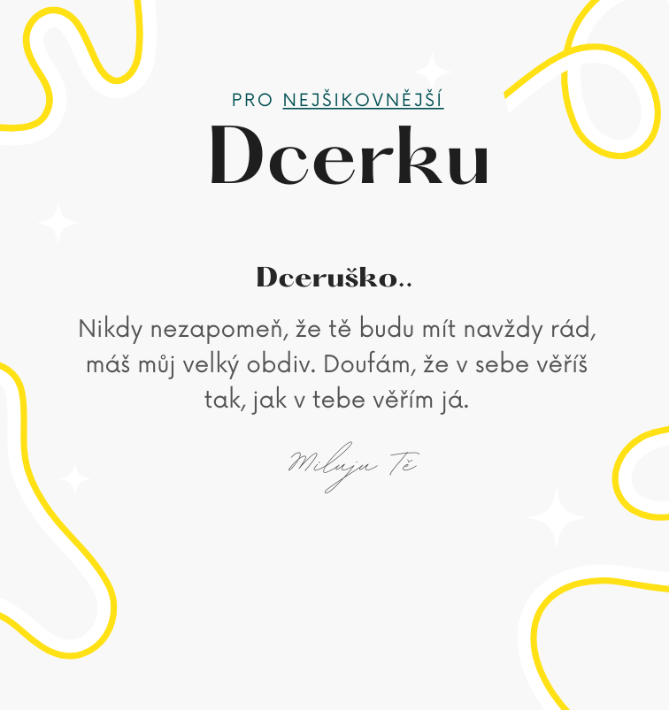 Sada pro dceru - Square silver řetízek