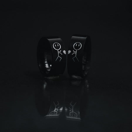 Prstienky pre páry - srdiečko