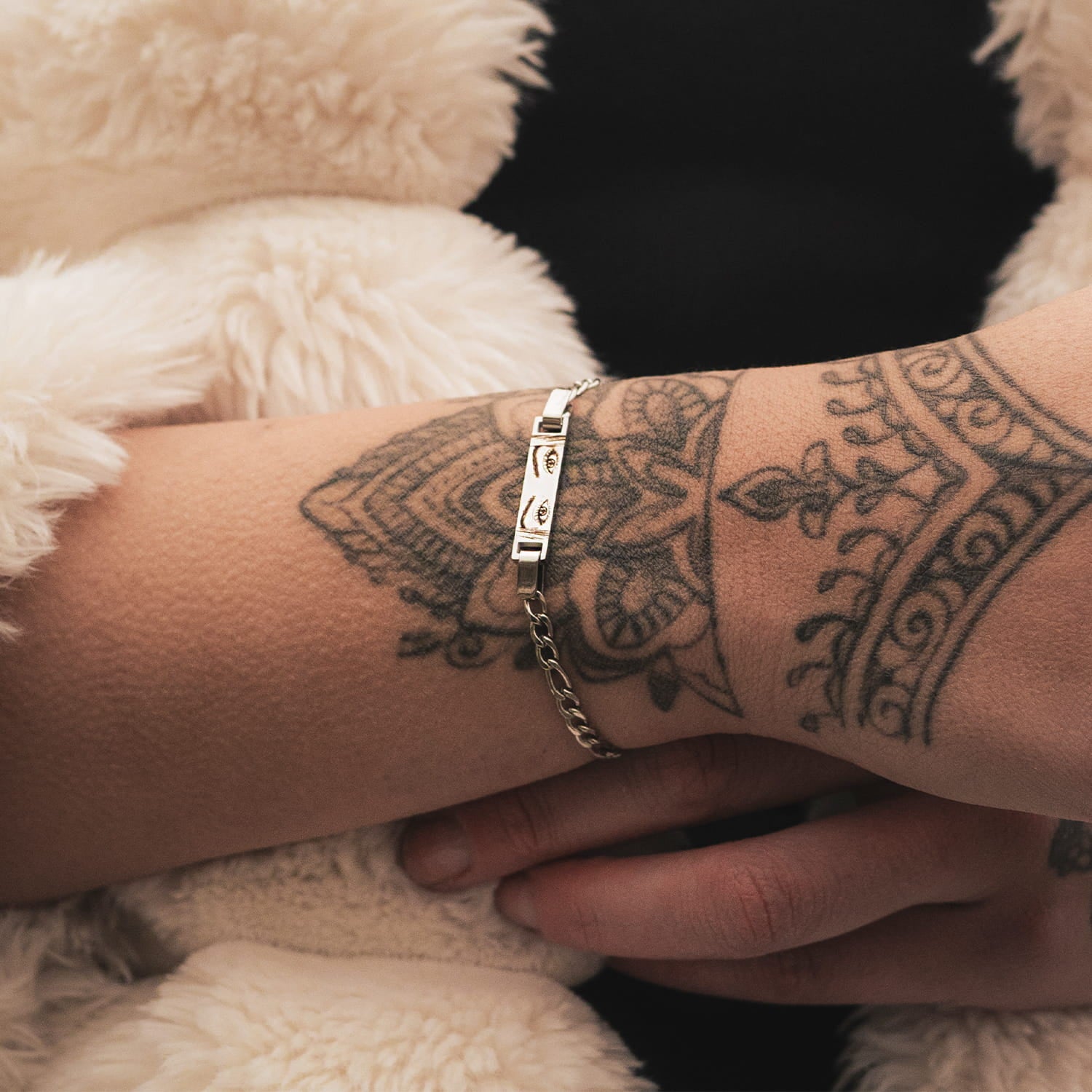 stříbrný náramek dárek klučíčí