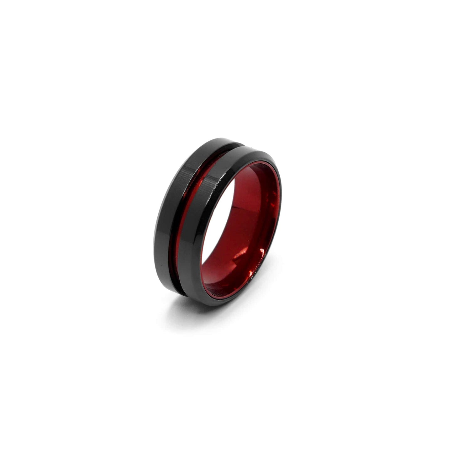 Červeno-černý prsten