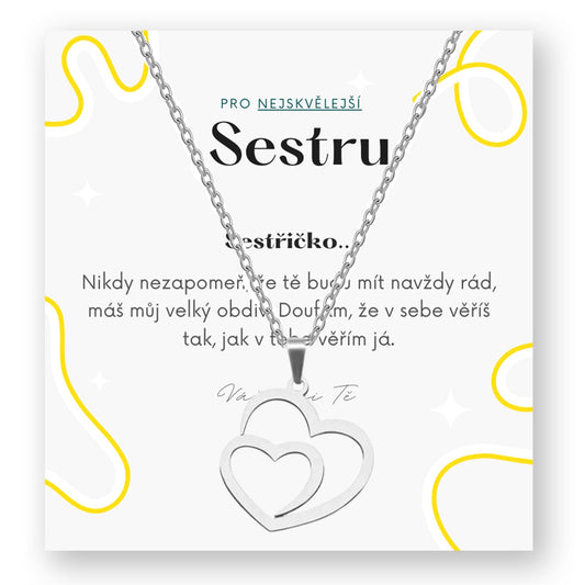 Sada pro sestru - Dvojité srdíčko