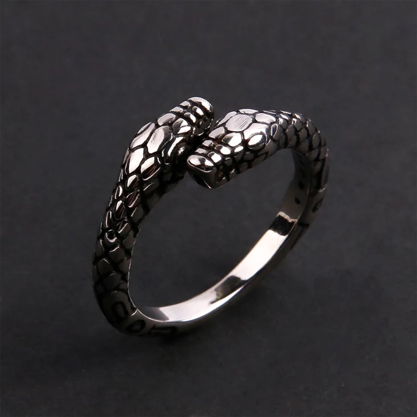 Dvojhlavý hadí prsten