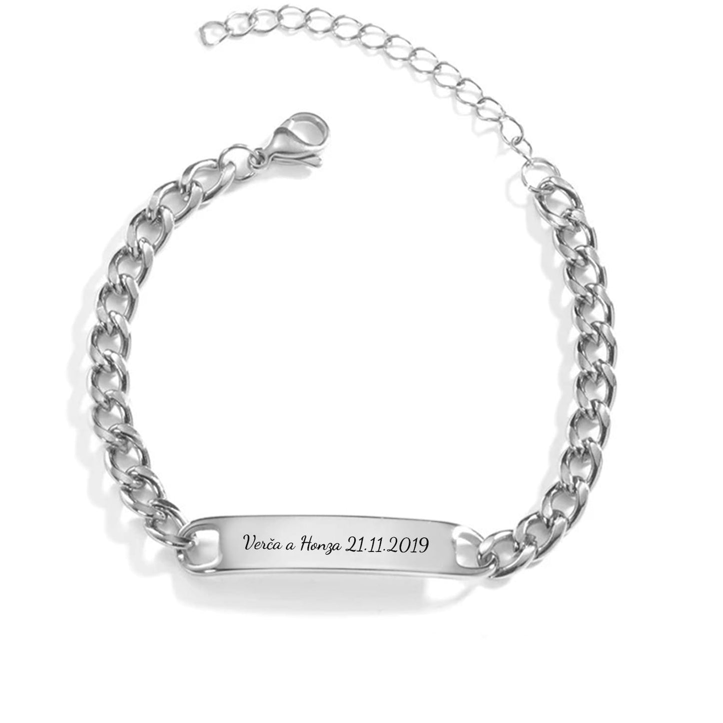 náramek s nápisem