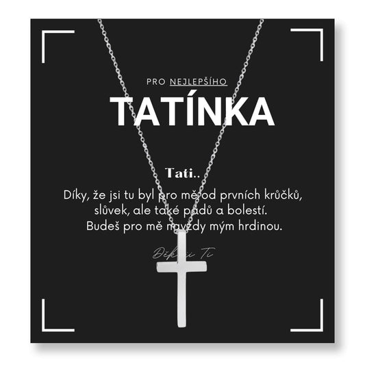 Sada pro tátu - Řetízek se středním křížkem