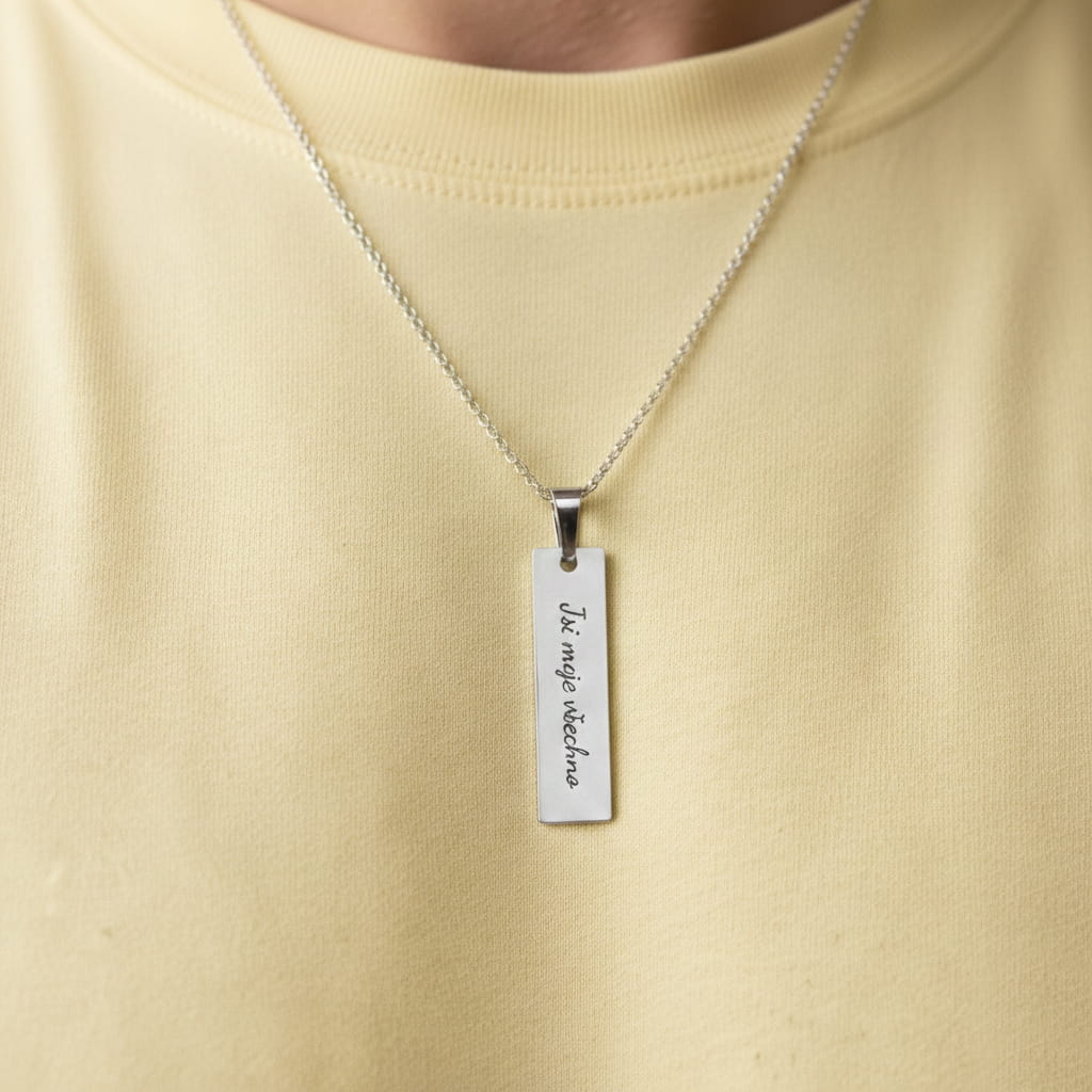 Náhrdelník s vlastním obrázkem či textem