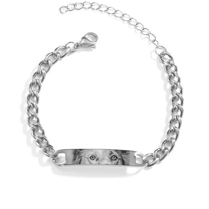 Náramek s očima mazlíčka - z fotky