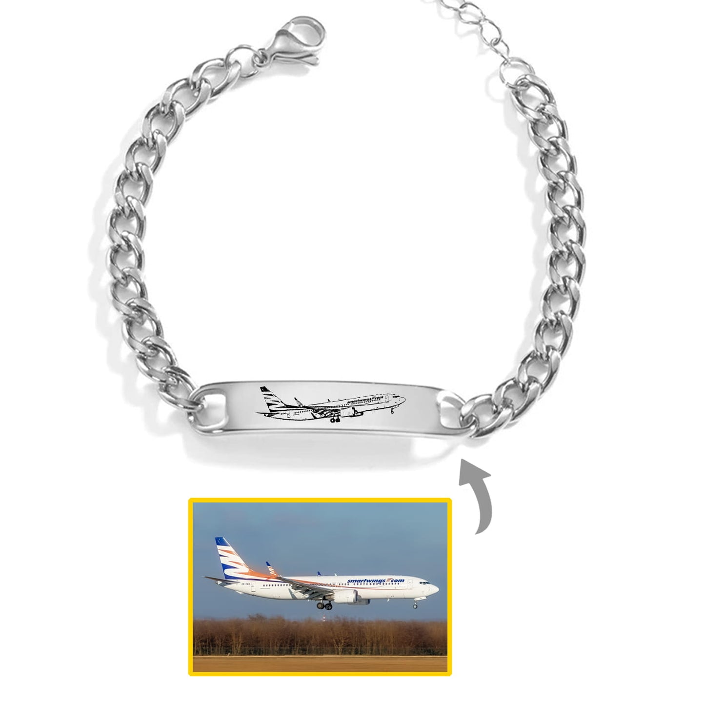 náramek s obrázkem podle sebe