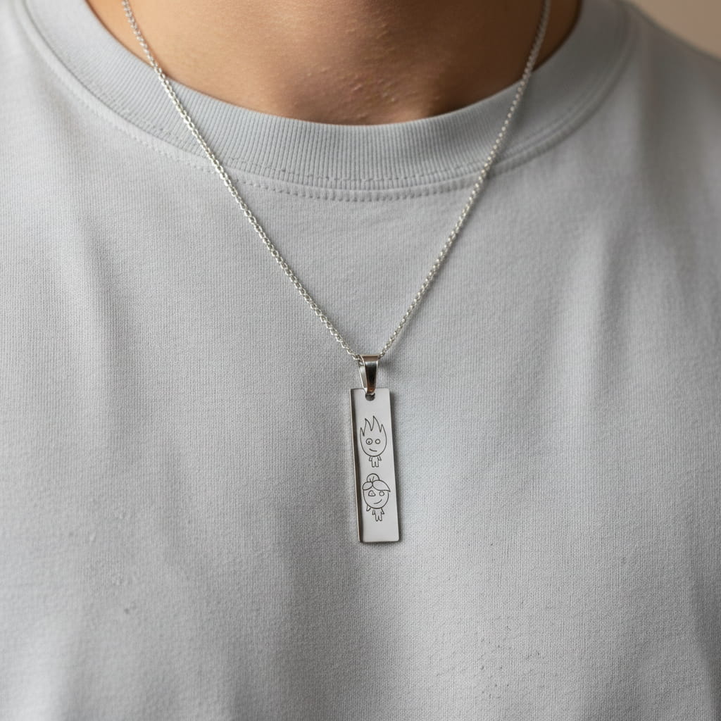 Náhrdelník s vlastním obrázkem či textem