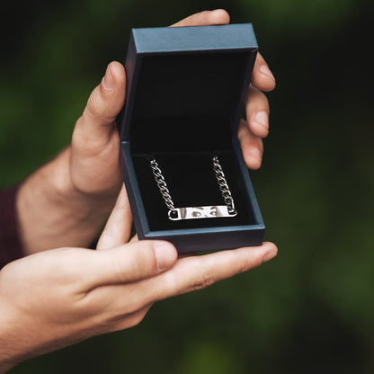 Náramek s očima lásky - z fotky