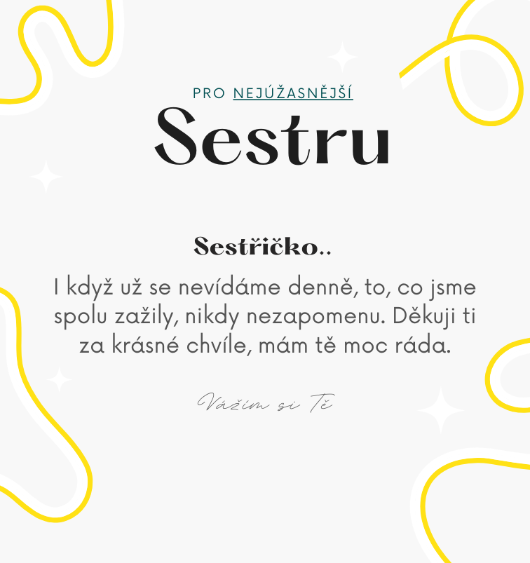 Sada pro sestru - Dvojité srdíčko