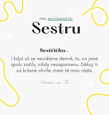 Sada pro sestru - Dvojité srdíčko