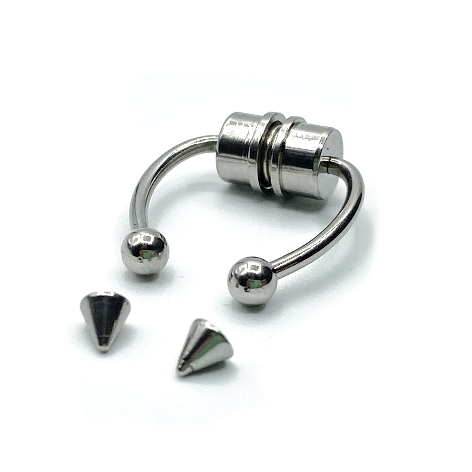 Magnetický fake septum stříbrný