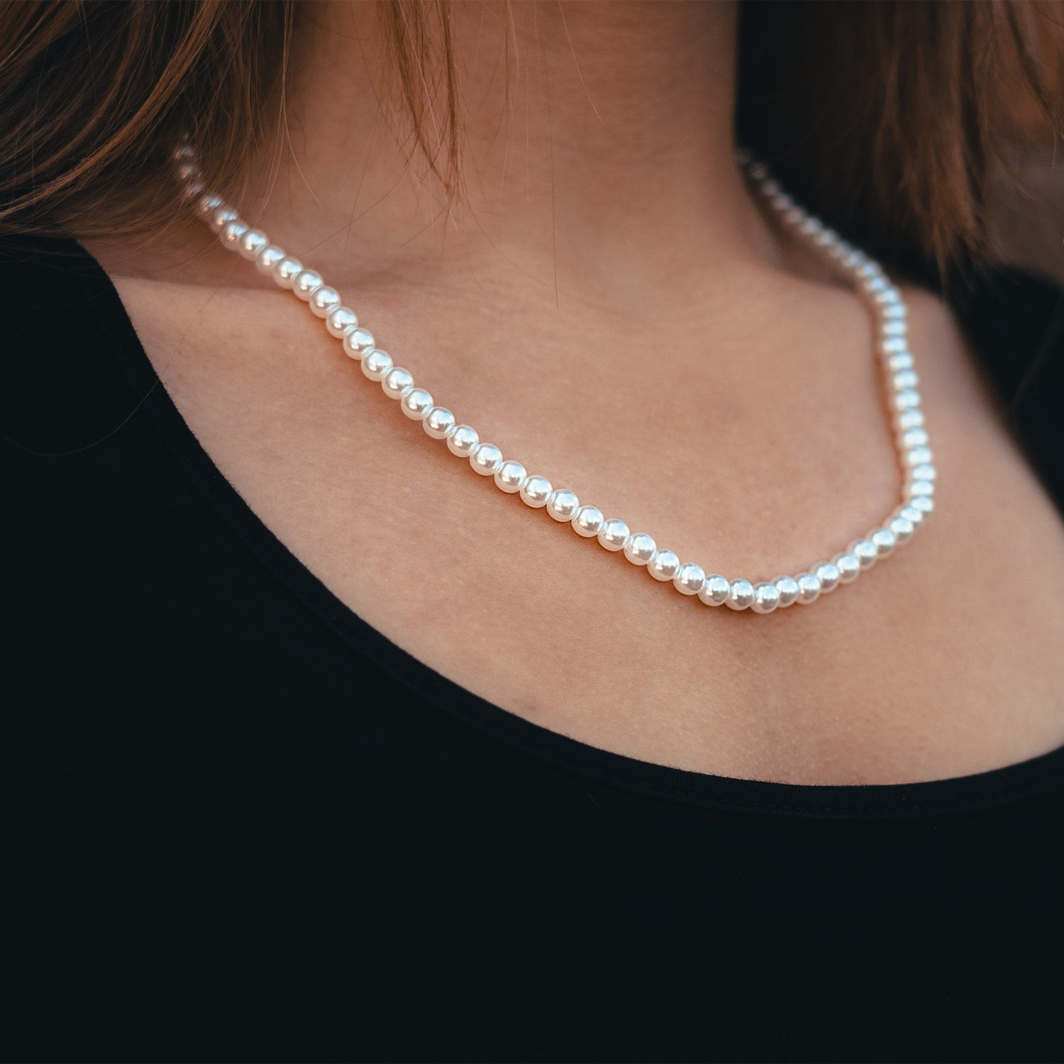 náhrdelník z umělych perel