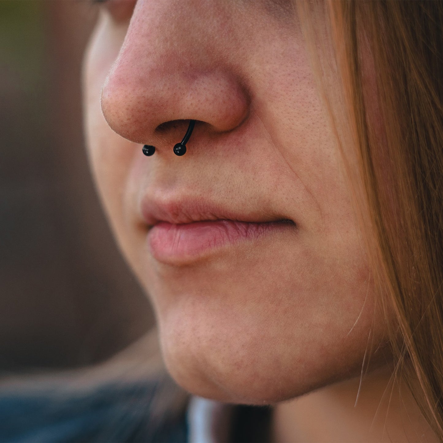 Magnetický septum piercing do nosu
